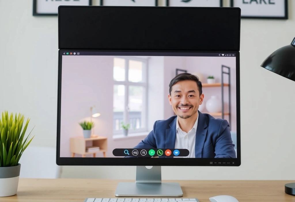 Nutrizionista in videochiamata con un cliente