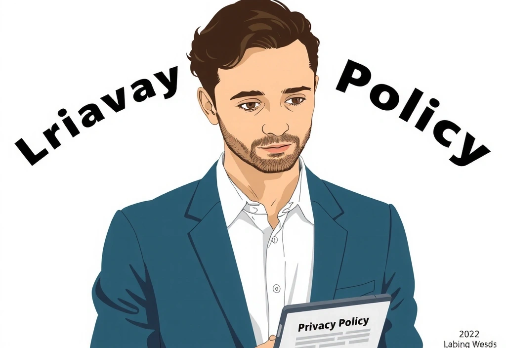 Illustrazione di una persona che legge un documento legale o una policy